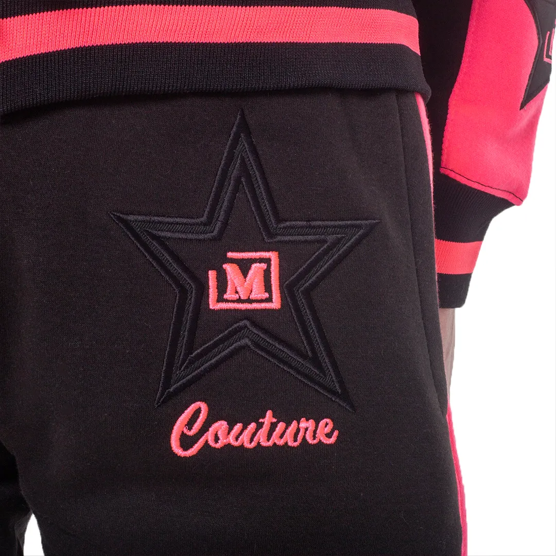 MDB Clearance Women's M-Star Fur Hooded Fleece Sweatsuit