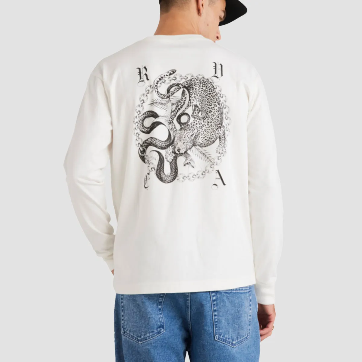 RVCA Benj Longsleeve T-Shirt Salt