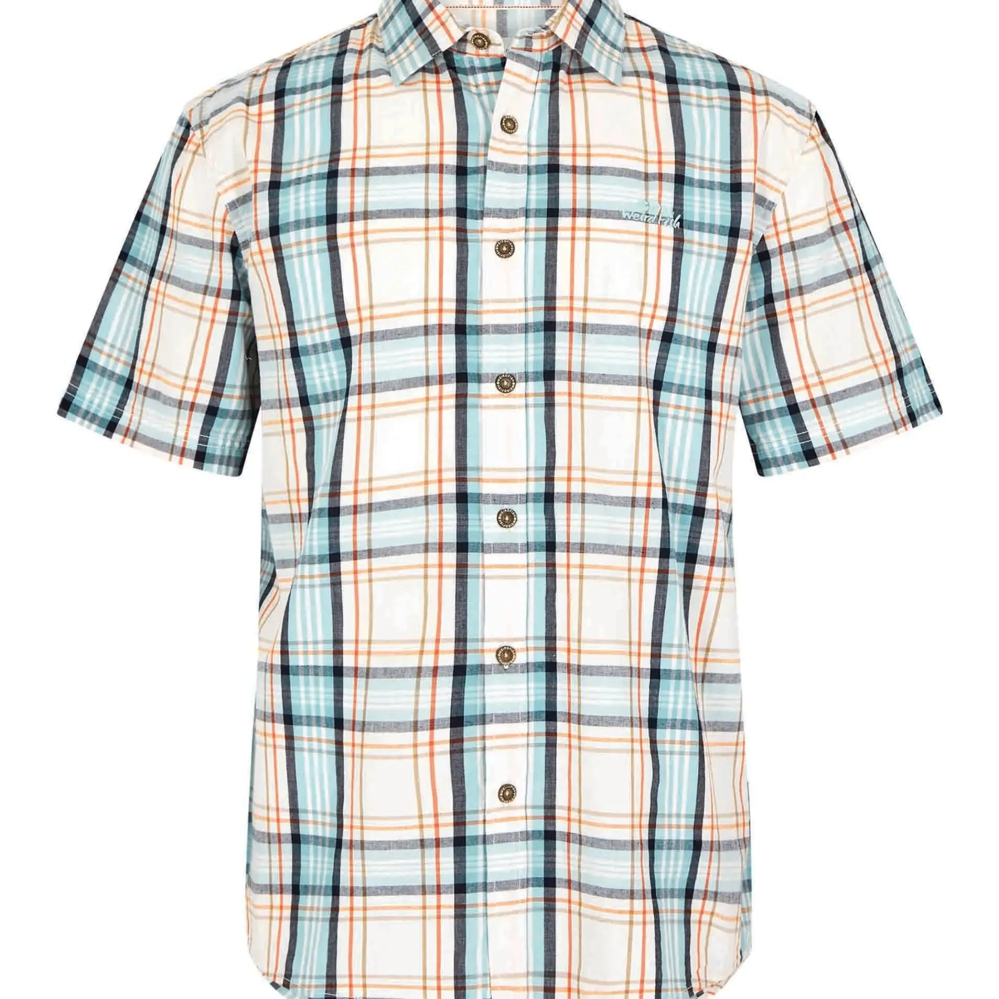 Weird Fish Judd Short Sleeve Check Shirt